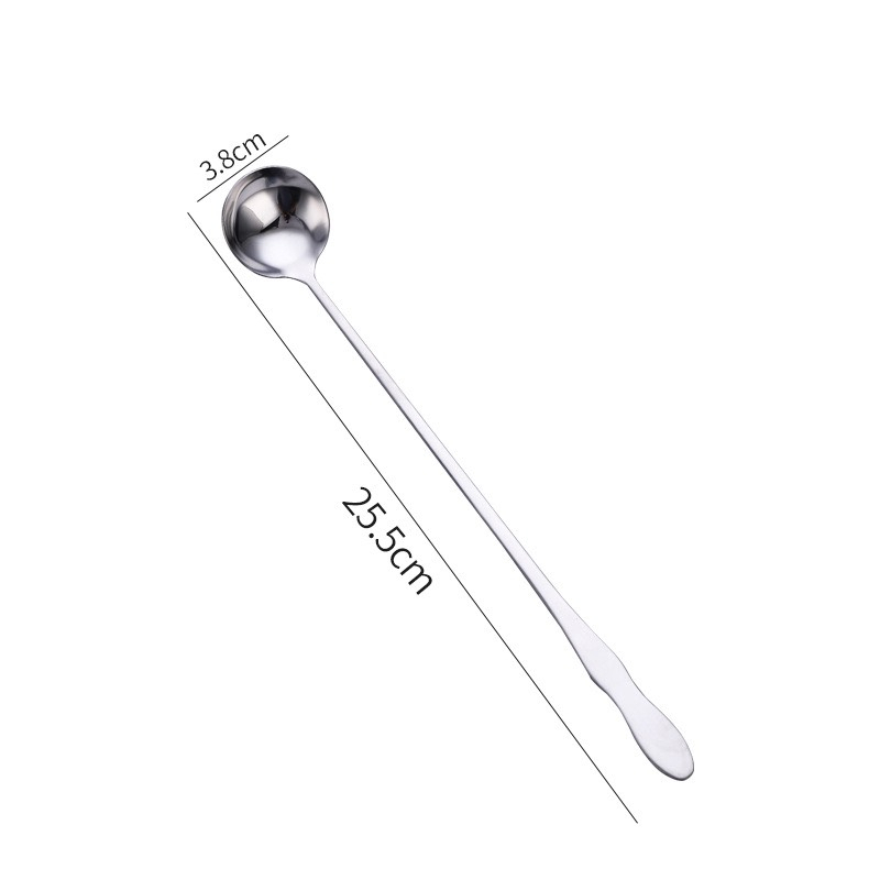 Muôi Muỗng thìa Inox dài 25cm - Thìa cafe cocktail sinh tố