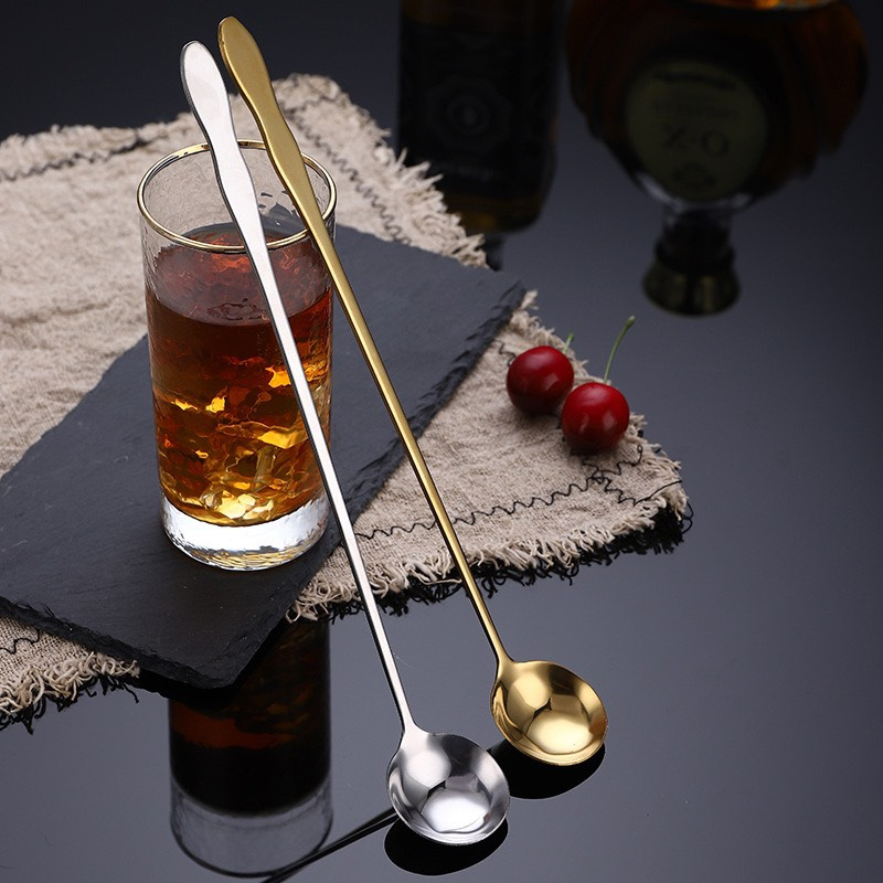 Muôi Muỗng thìa Inox dài 25cm - Thìa cafe cocktail sinh tố