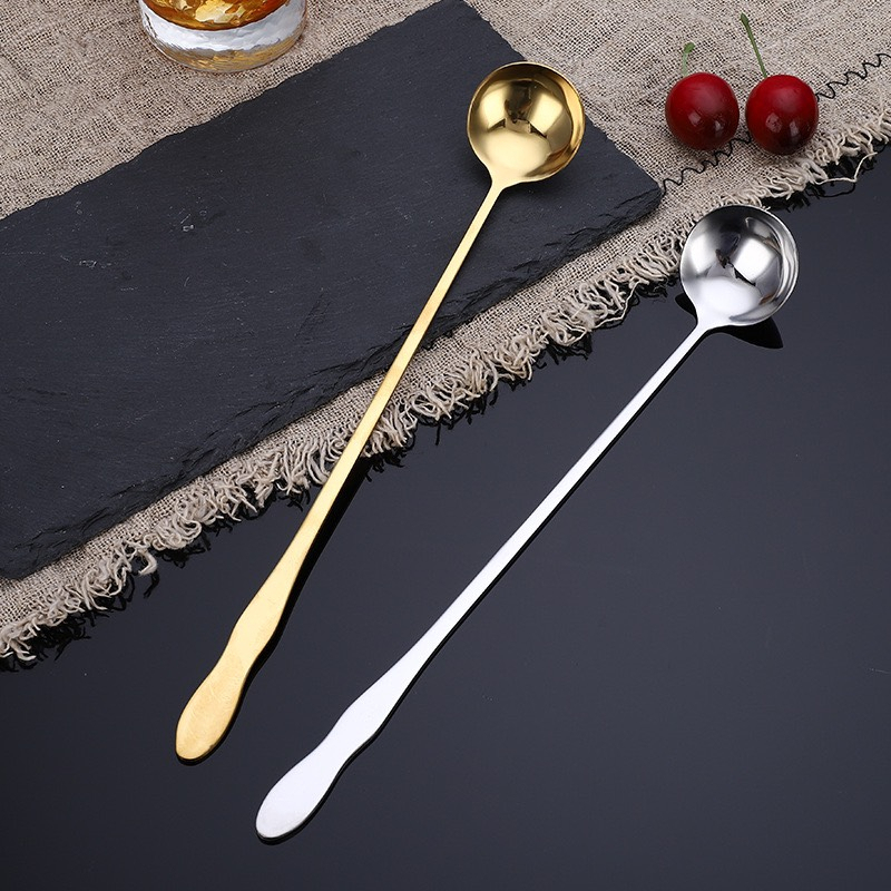 Muôi Muỗng thìa Inox dài 25cm - Thìa cafe cocktail sinh tố
