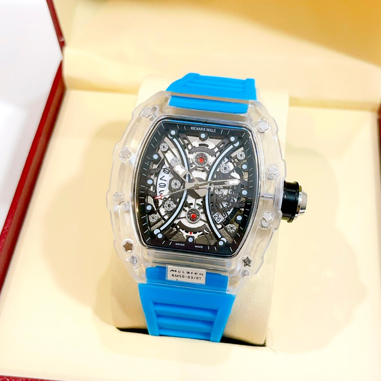 Đồng hồ nam Richard Mlle RM56 - 01, size mặt 44mm, máy pin, chống nước 3ATM, thể thao 3 kim bảo hành máy 12 tháng