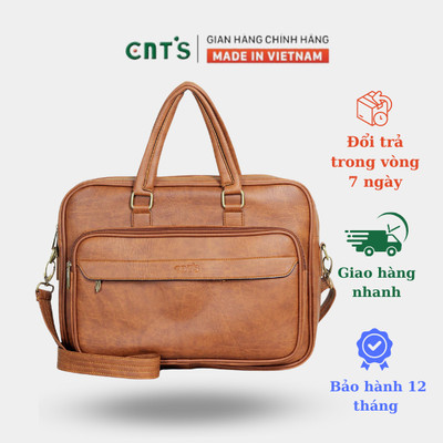 Cặp da nam công sở CNT HQ17 thời trang cao cấp