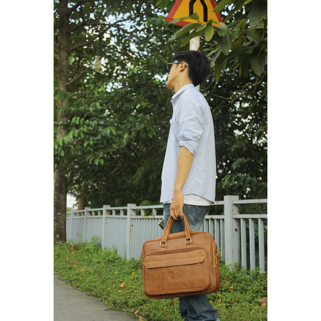 Cặp da nam công sở CNT HQ17 thời trang cao cấp