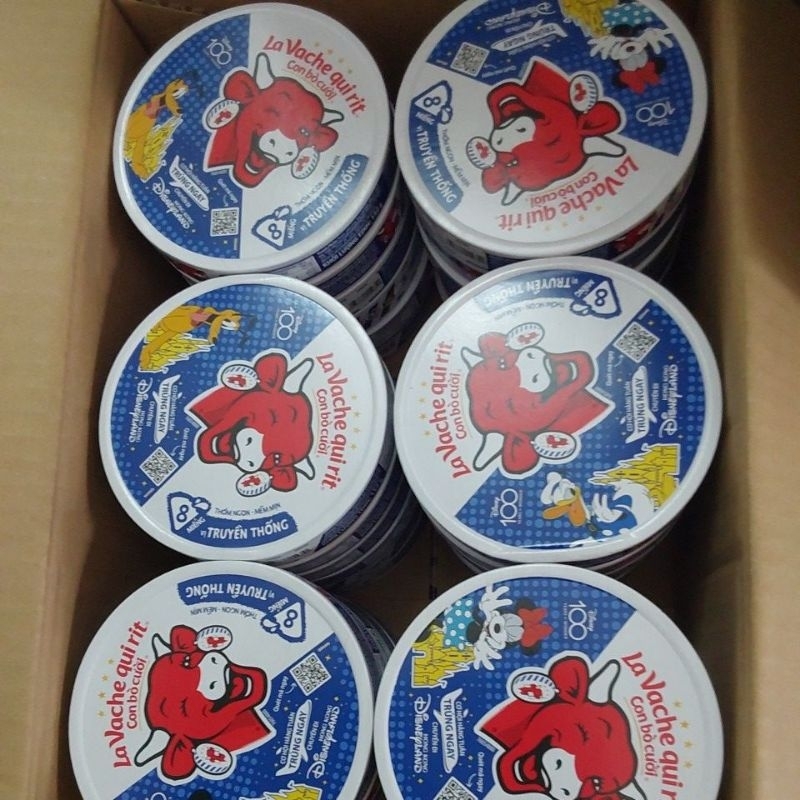 Phô  mai còn bò  cười hộp 8 miếng 112g