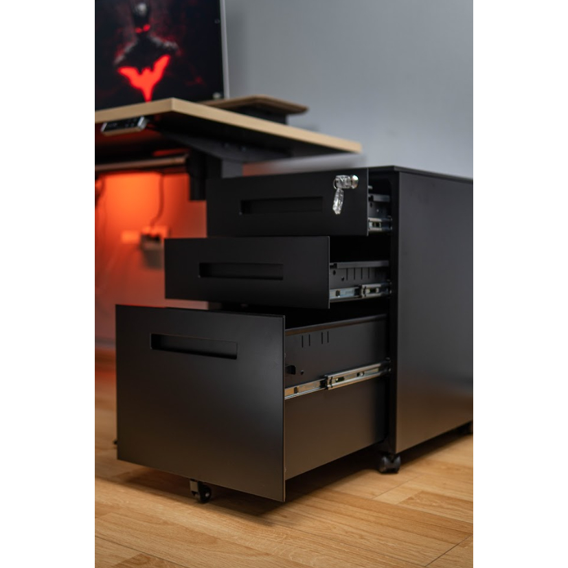 Tủ Tài Liệu Di Động UPGen | 3 Ngăn | Thép Sơn Tĩnh Điện - Hàng Chính Hãng