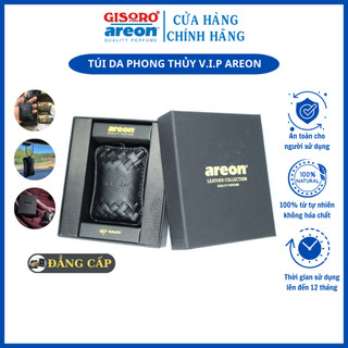 Túi treo da AREON GOLD STAR VIP (Hương nước hoa châu Âu kết hợp đá phong thủy)