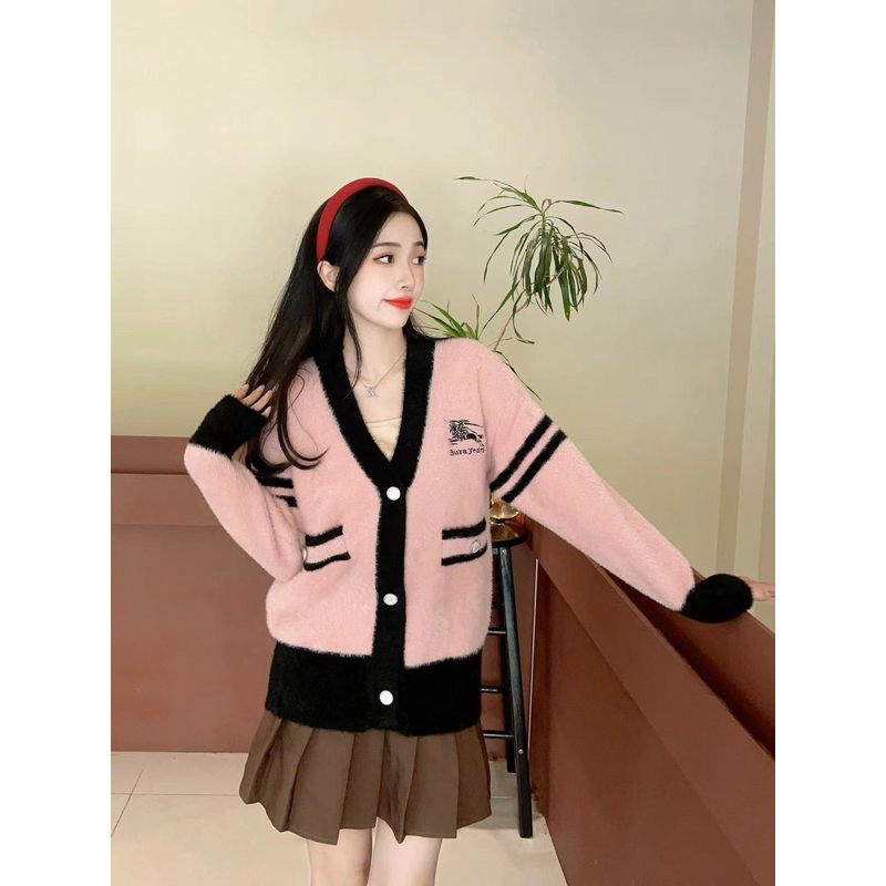 Áo khoác len, áo cardigan nữ hàng QC loại 1 dày dặn