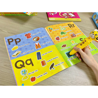BỘ SÁCH + BÚT CHẤM ĐỌC HỌC TIẾNG ANH CHO BÉ