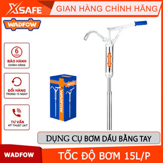 Dụng cụ bơm dầu bằng tay wadfow why2515, tốc độ bơm 15l/phút, làm từ thép carbon + đầu bơm nhôm mạ crom - chính hãng