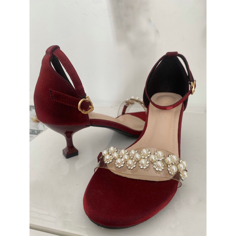 Giầy dép cao gót QC hàng xịn êm chân new>95% size 35