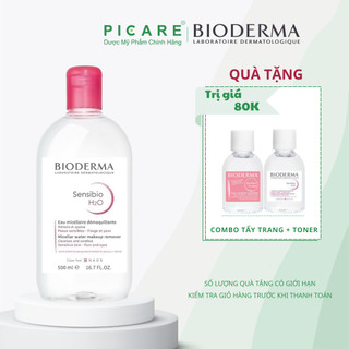 Nước tẩy trang Bioderma dành cho da nhạy cảm Sensibio H20 ( 500ml - 250ml - 100ml )