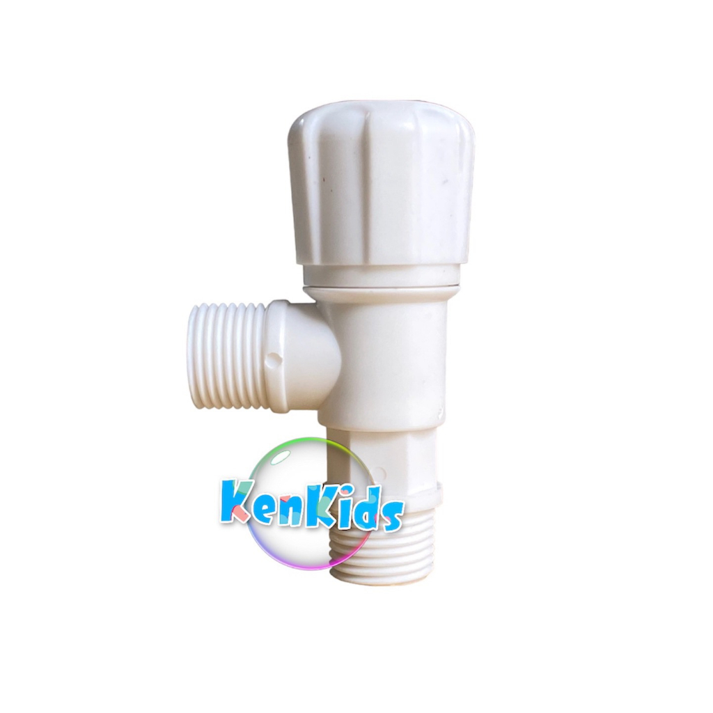 Van khoá nước tê cầu đầu ren 21 , tê chia nước có khoá , van chữ T chữ F KEN STORE