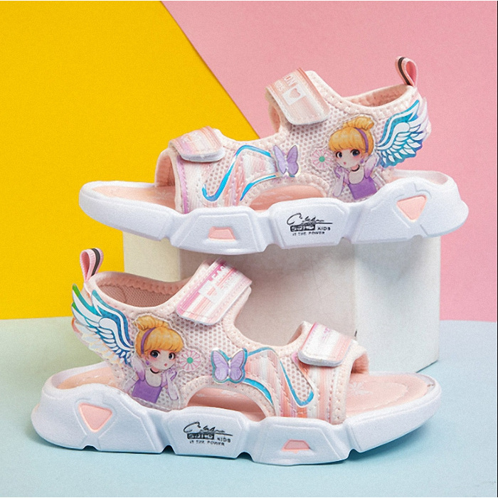 Sandal đi học bé gái  siêu nhẹ , Dép bé gái & Xăng đan SD254
