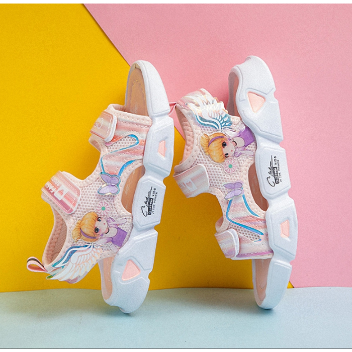 Sandal đi học bé gái  siêu nhẹ , Dép bé gái & Xăng đan SD254