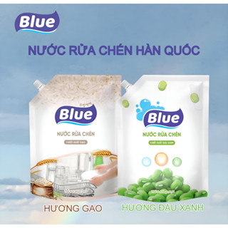 Nước Rửa Chén Blue Hàn Quốc 2.1L - Hương Đậu Xanh, Hương Gạo