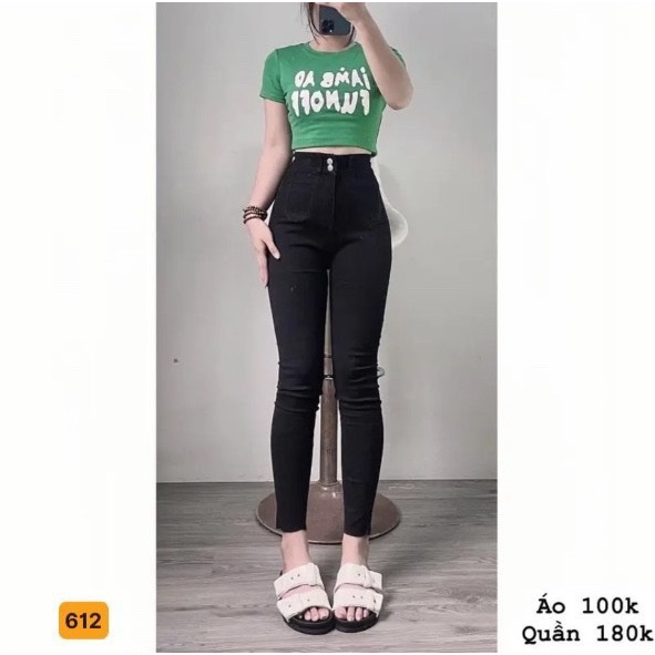 Quần Jean Nữ Cạp Cao ❤️FREESHIP❤️ Quần Bò Nữ Co Giãn Skinny Lưng Cao Tôn Dáng Lưng Kiểu Sành Điệu  - Mã 621