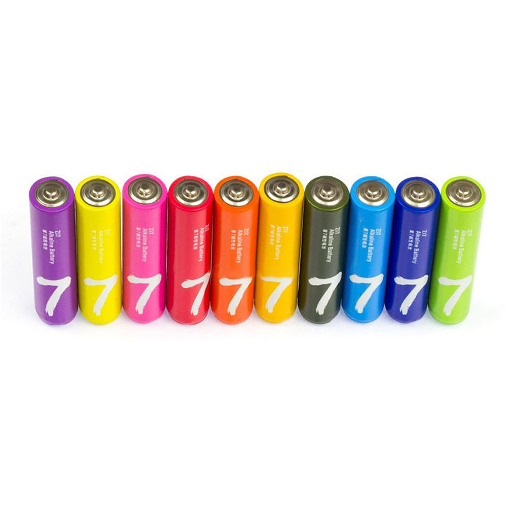 Bộ 10 pin tiểu AAA  Xiaomi ZMI ZI7 Rainbow
