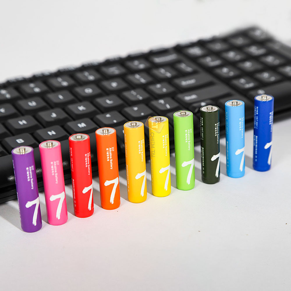Bộ 10 pin tiểu AAA  Xiaomi ZMI ZI7 Rainbow