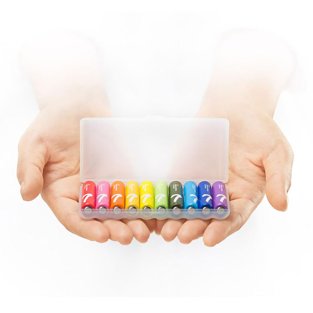 Bộ 10 pin tiểu AAA  Xiaomi ZMI ZI7 Rainbow