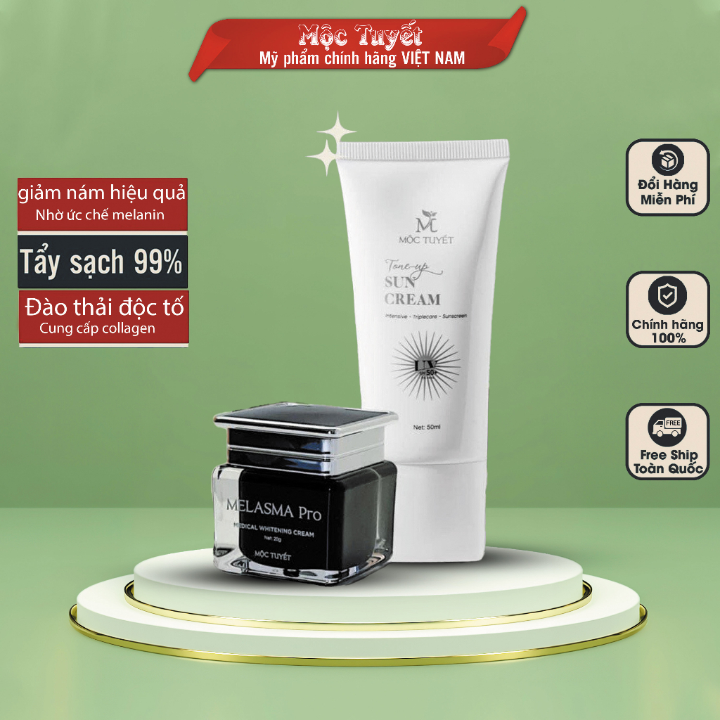 Kem dưỡng ngày giảm thâm nám & sáng da Mộc Tuyết 50ml