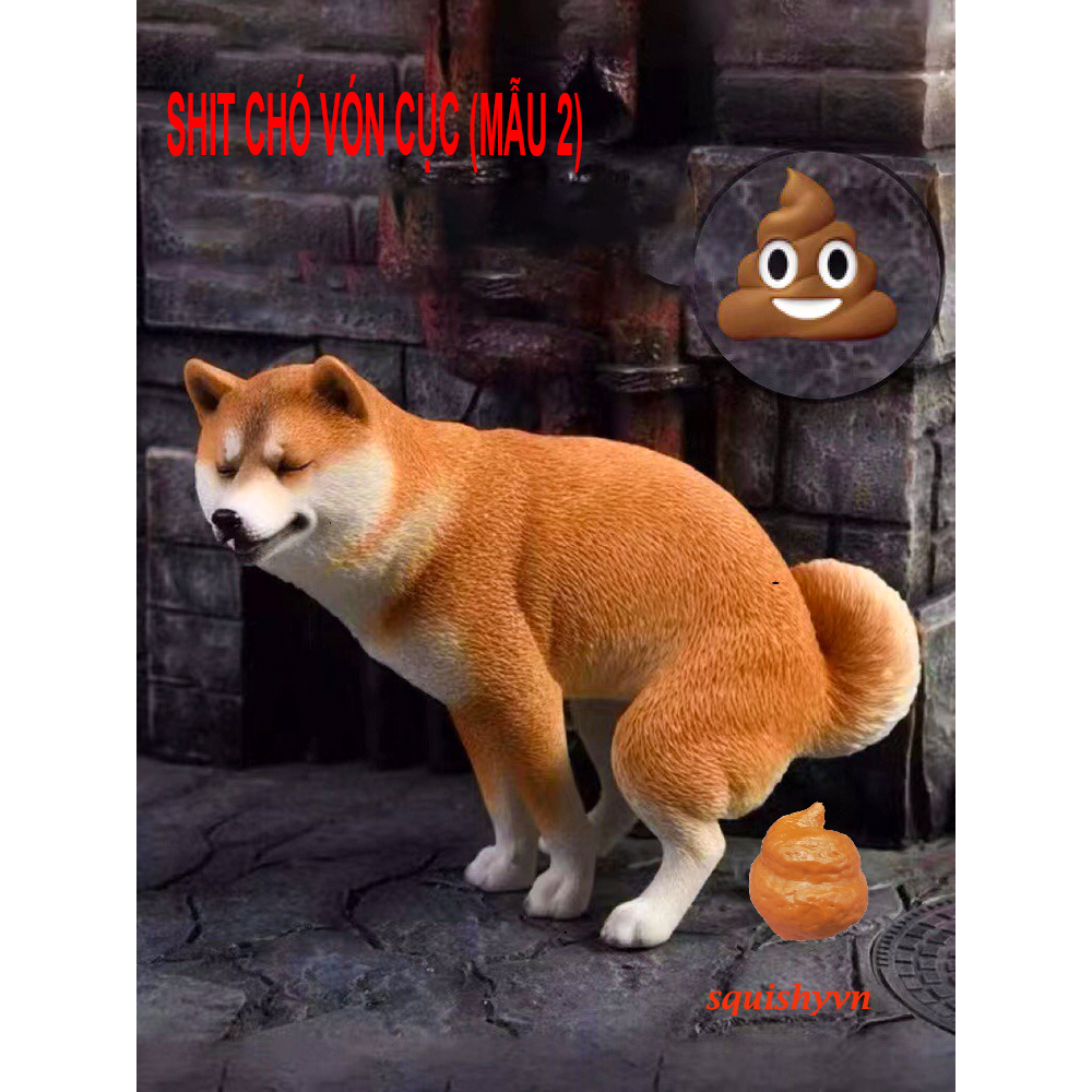 SHIT CHÓ phân chó 1 Cục shit nhựa dẻo phiên bản bầy nhầy đồ chơi troll vui nhộn