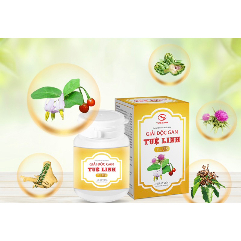 Combo 10 Giải Độc Gan Tuệ Linh Plus  chỉ 163k/ hộp kèm quà tặng