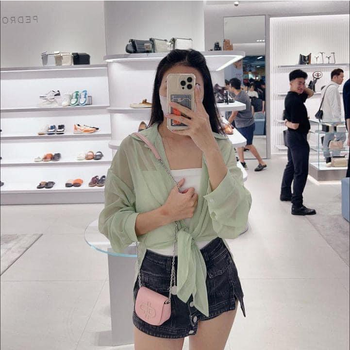 Túi mini nhỏ Pe dro đeo chéo dáng bầu số 8