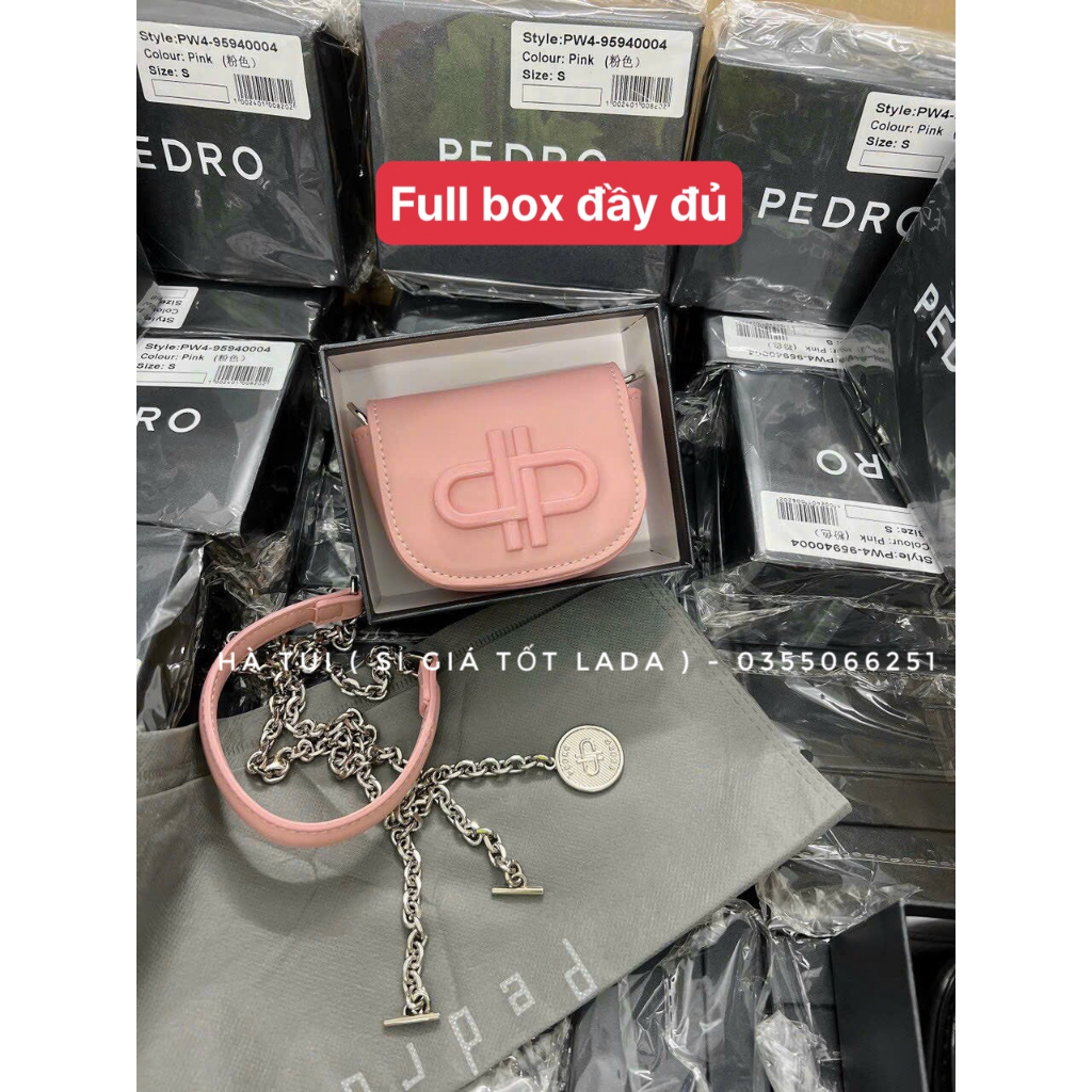 Túi mini nhỏ Pe dro đeo chéo dáng bầu số 8