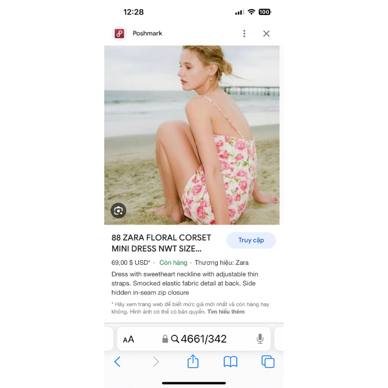 Váy zara săn sale auth