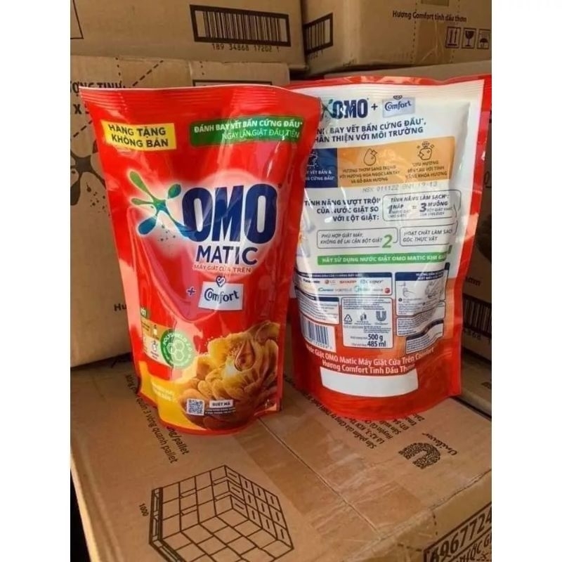 Nước Giặc Omo Túi 350GR  hàng Khuyến mãi Nước giặc Omo matic Hương Comfort