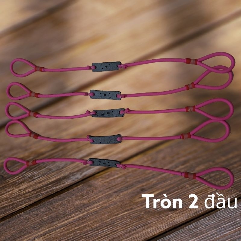 Dây tròn 1 chơi bi ná cao su màu ngẫu nhiên