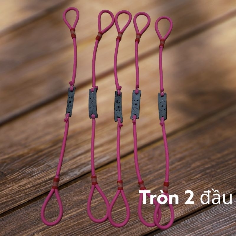 Dây tròn 1 chơi bi ná cao su màu ngẫu nhiên