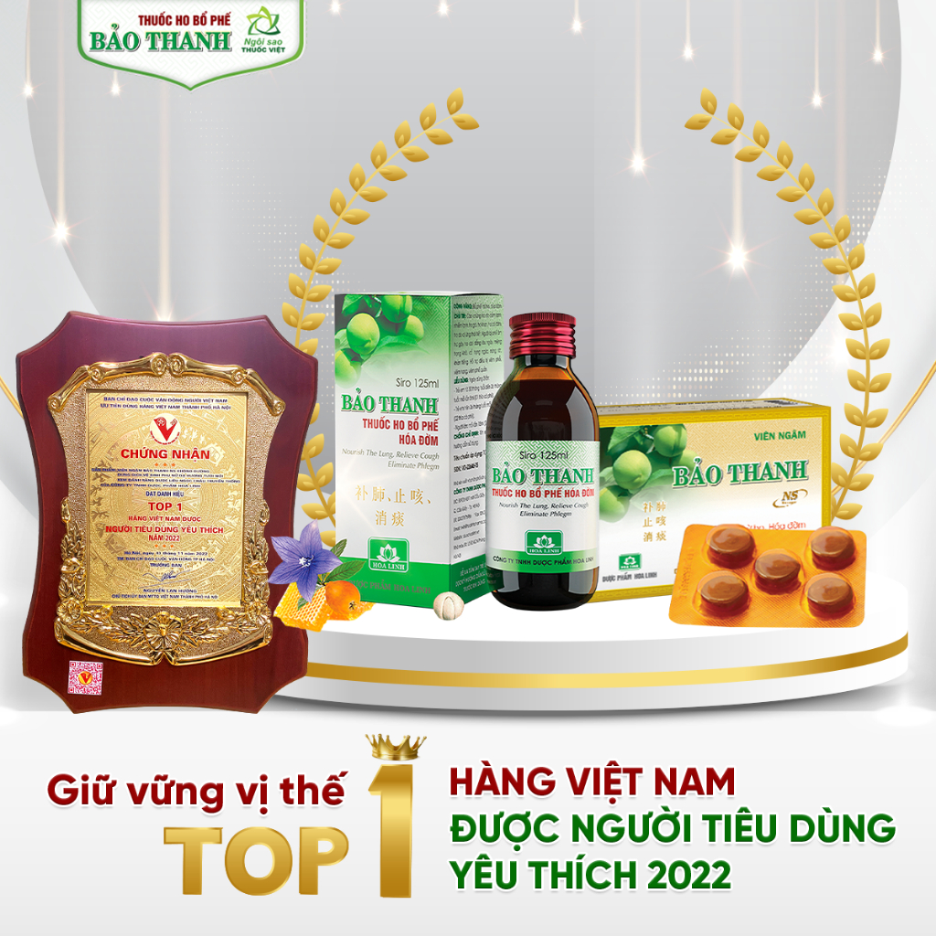 Viên ngậm ho Bảo Thanh - Kẹo ngậm giúp hóa đờm, thông cổ, mát họng - Vỉ 5 viên