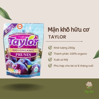 [TAYLOR] MẬN KHÔ HỮU CƠ TAYLOR 250g
