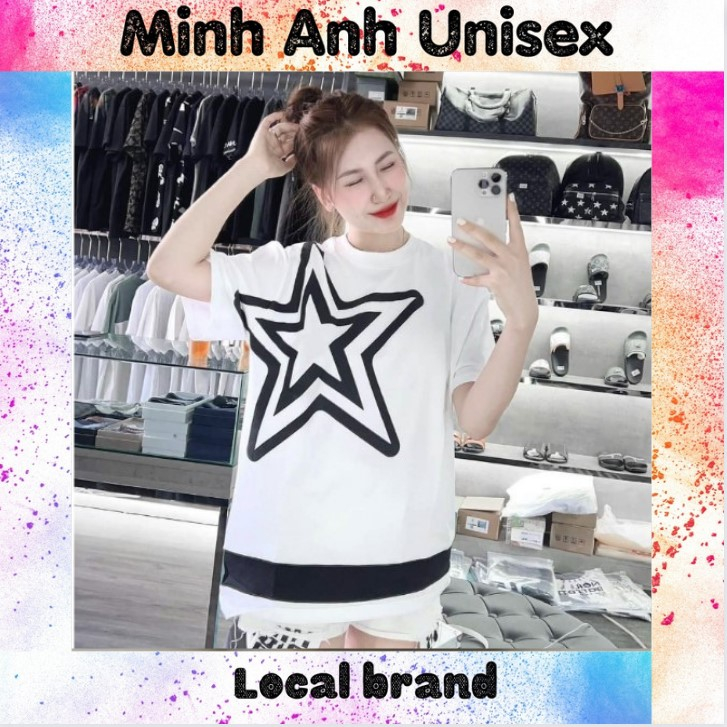 Áo Phông Nam Nữ Dolce Milano Ngôi Sao - Áo Phông Chất Cotton Local Brand Fom Dáng Rộng Unisex New 2023