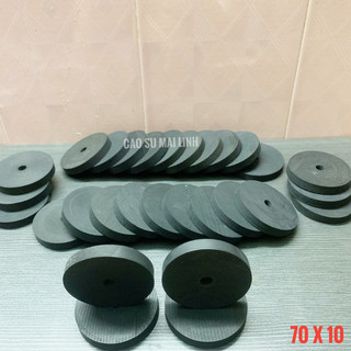 10 long đền cao su phi 50; 60; 70 dày 10 (7cmx1cm)