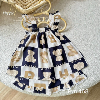 ( B2 ) Bộ 2 dây cánh tiên lanh lụa cho bé gái.