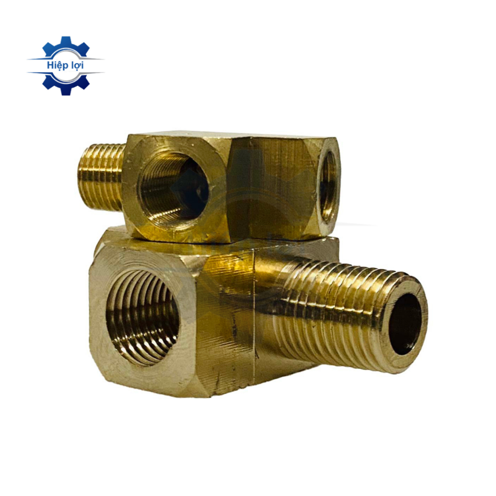 Tê Xéo Thau - Ngã Ba Ren Trong Ren Ngoài Hong Đồng Thau