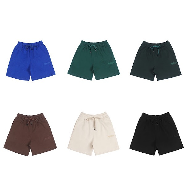 Quần Short Nỉ Bông Cotton ĐEN STUDIO