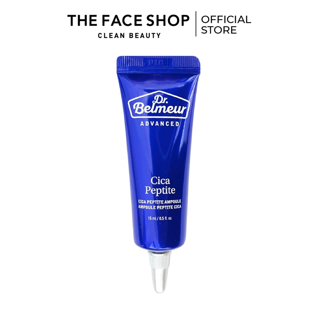 Combo 2 Tinh Chất Phục Hồi Làm Săn Chắc Da Thefaceshop Dr.Belmeur Cica Peptite Ampoule 15Ml