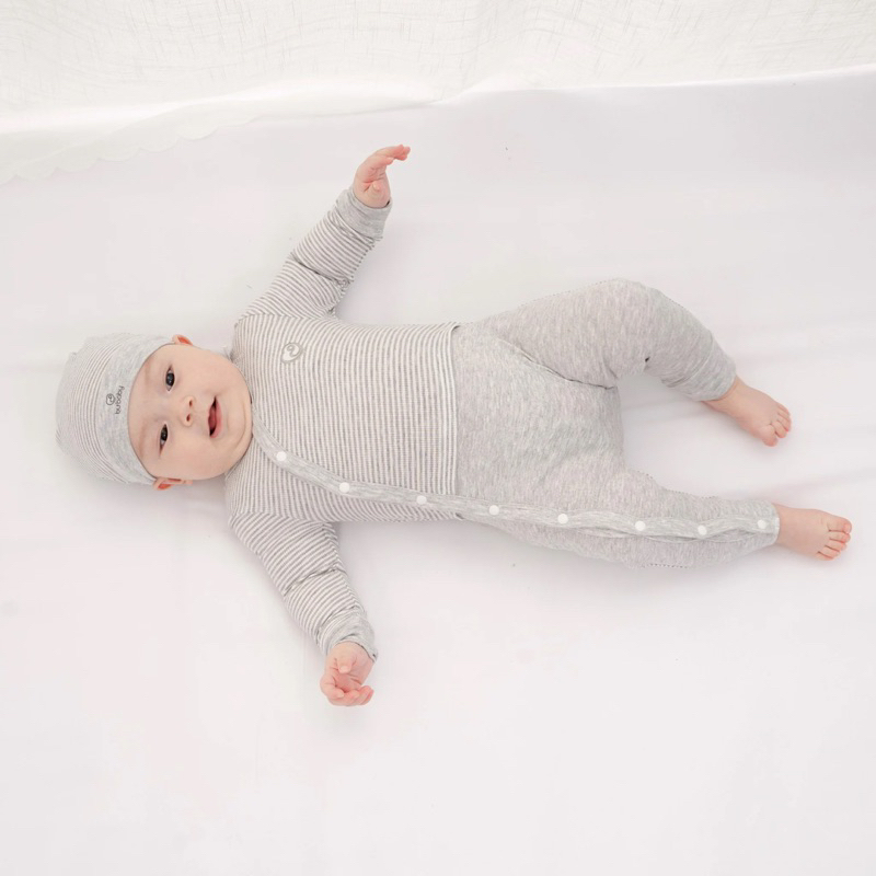 Bubaby Body dài tay cài chéo - cài giữa Joyful - BU Siro BSR210800-BSR210200