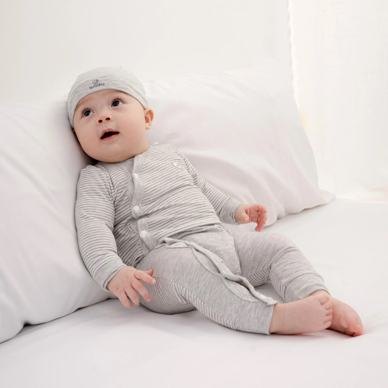Bubaby Body dài tay cài chéo - cài giữa Joyful - BU Siro BSR210800-BSR210200