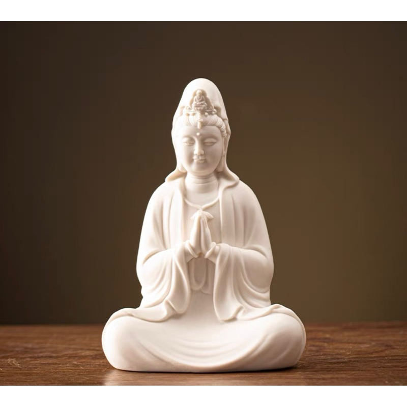 Tượng Phật Quan Âm Mini 14cm Để Bàn Nhiều Màu