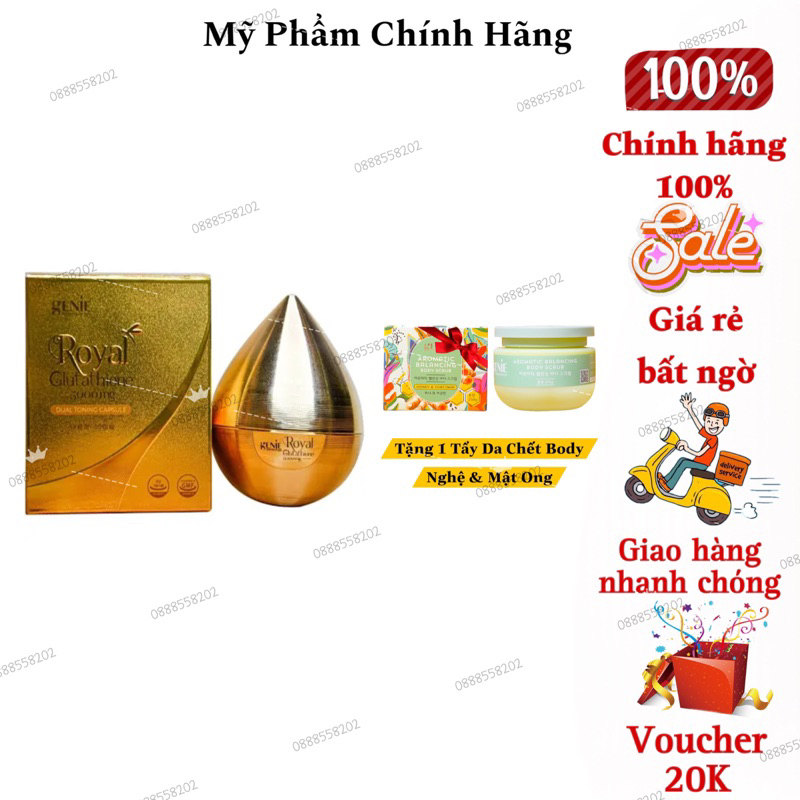 Viên Uống Trắng Da Max White Premium Genie 50 Viên
