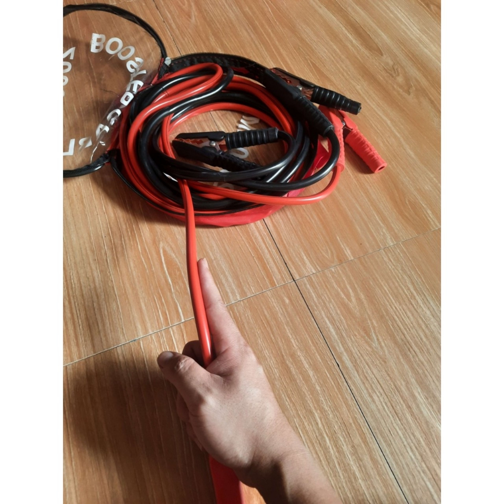 Dây Câu Bình Ắc Quy Ô Tô  - Dây Câu Bình Điện Ắc Quy Ô Tô dài 4 Mét - Dây Kích Bình Ắc Quy Ô Tô