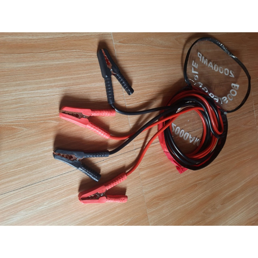 Dây Câu Bình Ắc Quy Ô Tô  - Dây Câu Bình Điện Ắc Quy Ô Tô dài 4 Mét - Dây Kích Bình Ắc Quy Ô Tô