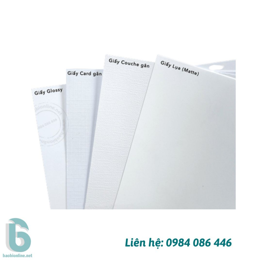 100 TỜ GIẤY  C.150GSM - 300GSM | GIẤY COUCHE KHÔNG PHÙ HỢP CHO IN MỰC NƯỚC - BAOBIONLINE