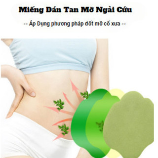 Miếng dán tan mỡ bụng đông y giảm mỡ bụng cánh tay bắp chân hiệu quả hộp 5 miếng, miếng dán giảm cân hiệu quả cấp tốc