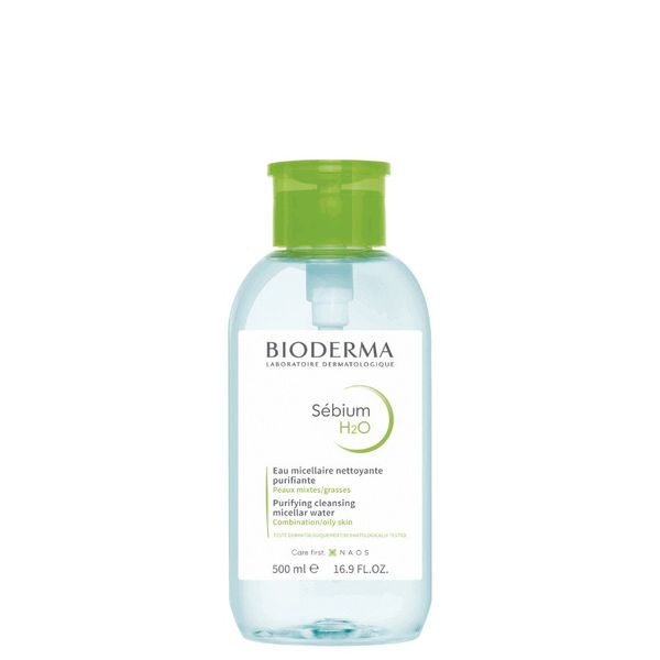 Nước tẩy trang nắp nhấn Bioderma H2O - 500ml