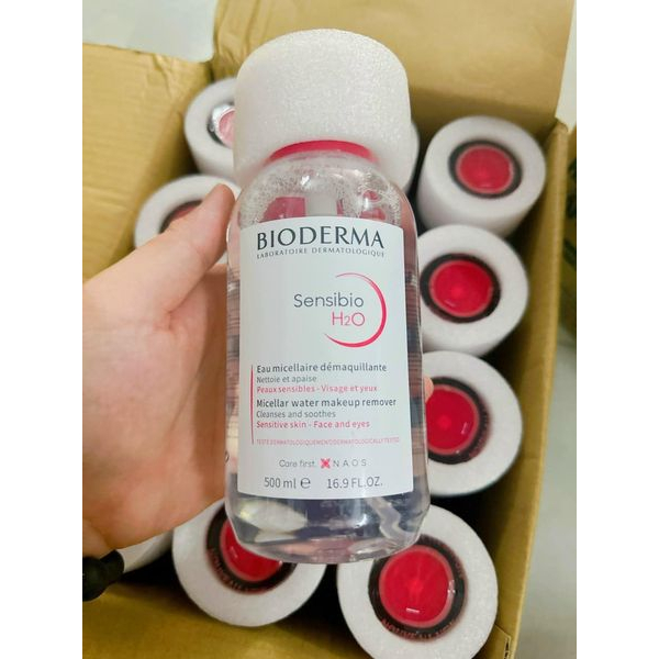 Nước tẩy trang nắp nhấn Bioderma H2O - 500ml