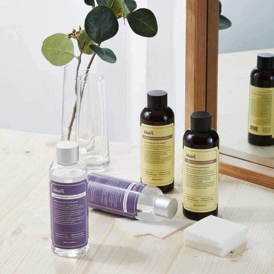 Nước Hoa Hồng Dưỡng Ẩm Dear Klairs Supple Preparation Toner 30ml-180ml